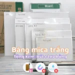 Bảng mica trắng viết bút lông - Bảng viết bút lông