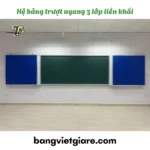 Hệ bảng trượt ngang 3 lớp liền khối DB 03
