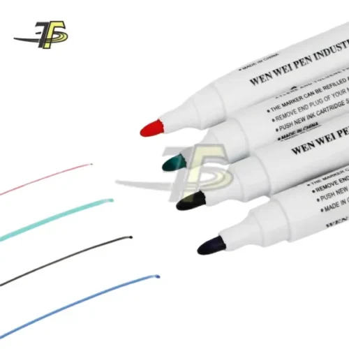 Bút dạ viết bảng trắng xóa được túi 4 cây 4 màu