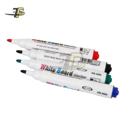 Bút dạ viết bảng trắng xóa được túi 4 cây 4 màu