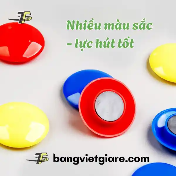 Nam châm trơn vỉ 12 viên 30mm