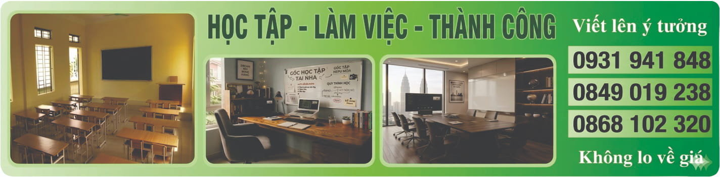 Banner Bảng viết giá rẻ
